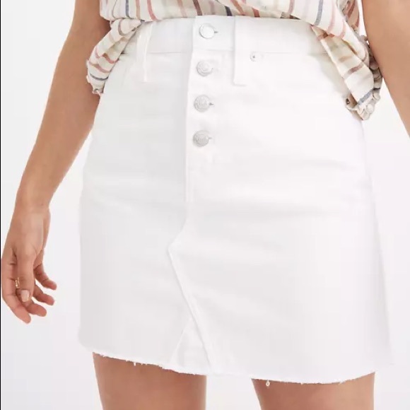 Madewell Dresses & Skirts - Madewell Rigid Denim A-Line Mini Skirt